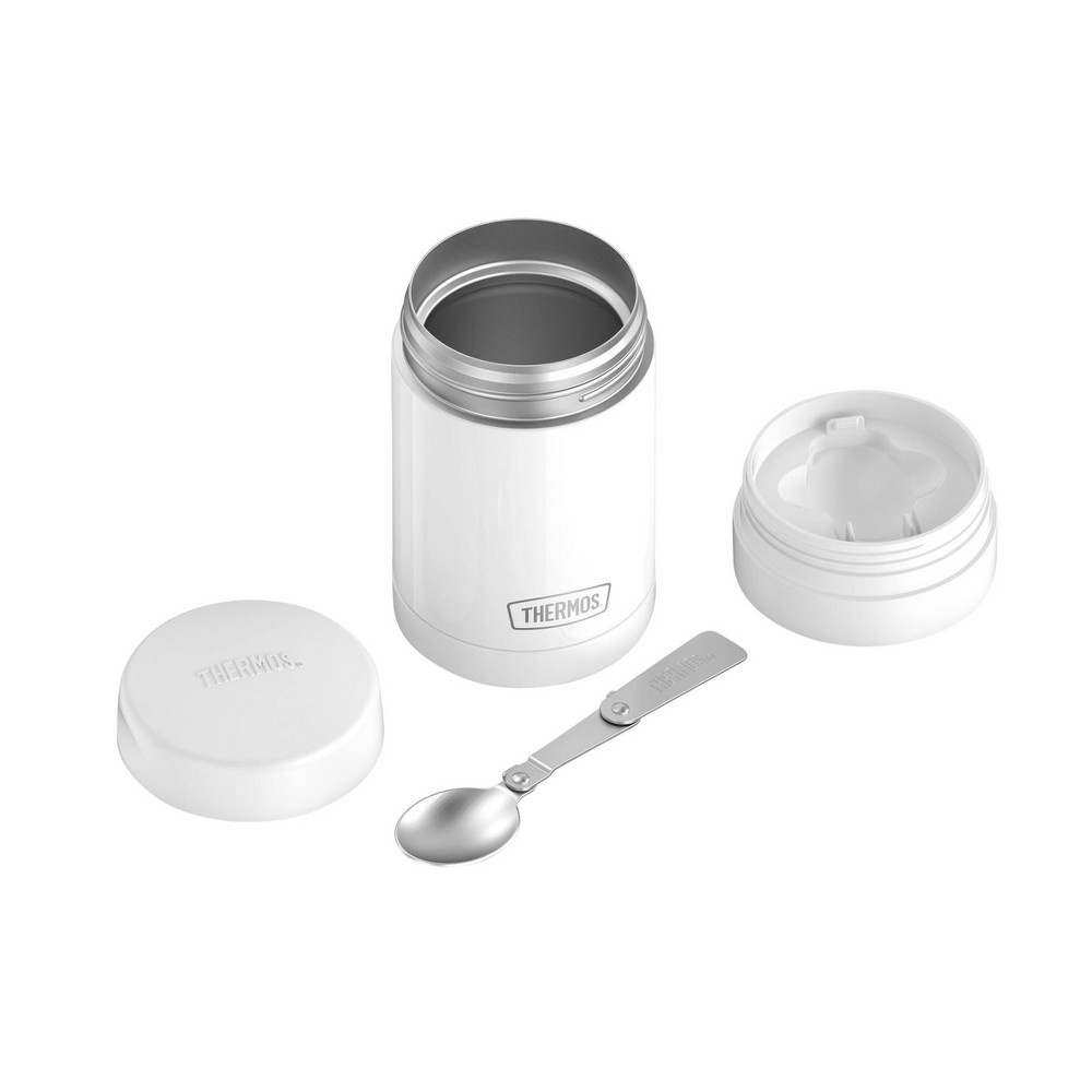 slide 8 of 9, Thermos FUNtainer Food Jar - Gloss White, 16 oz