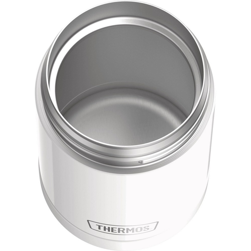 slide 9 of 9, Thermos FUNtainer Food Jar - Gloss White, 16 oz