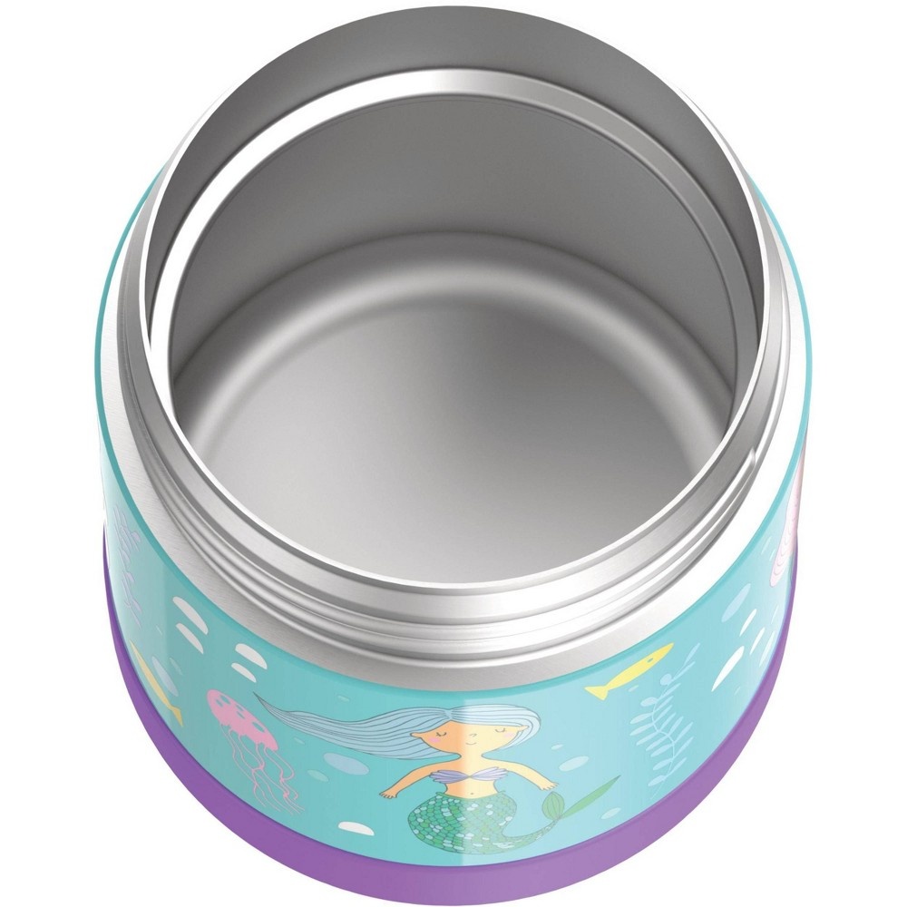 slide 3 of 11, Thermos Mermaid FUNtainer Food Jar with Spoon - Lavender/Blue, 10 oz