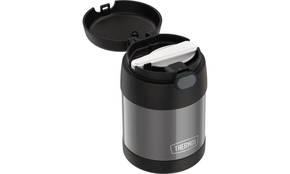 slide 5 of 11, Thermos FUNtainer Food Jar with Spoon - Charcoal, 10 oz