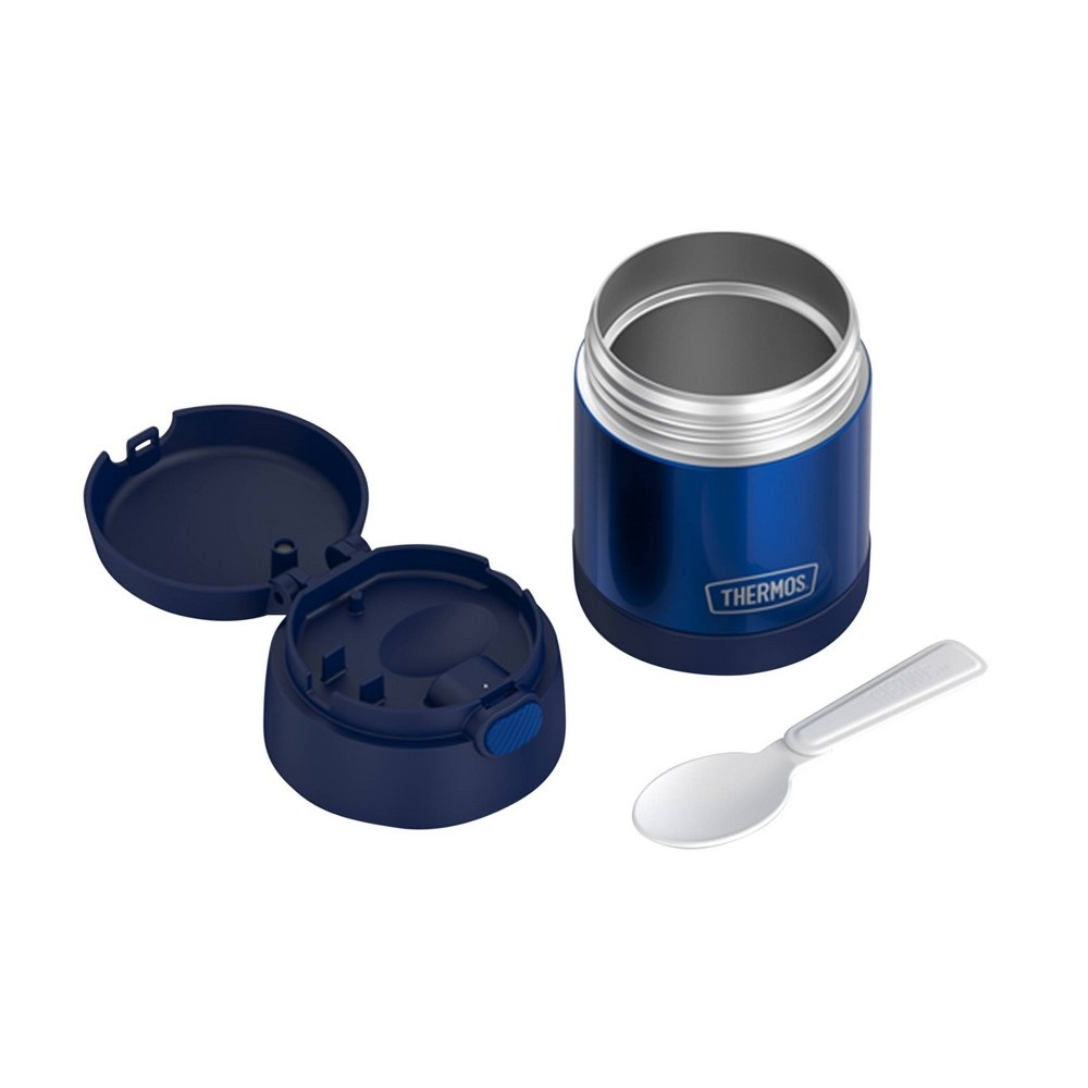 slide 4 of 11, Thermos FUNtainer Food Jar with Spoon - Navy, 10 oz