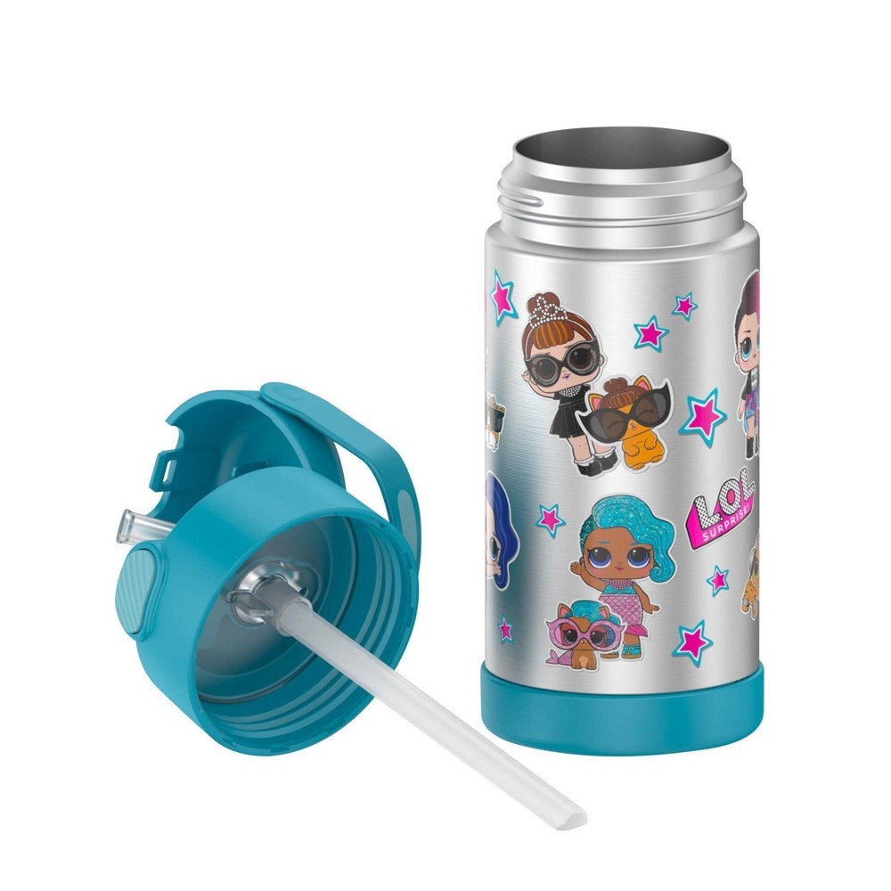 slide 8 of 9, Thermos L.O.L. Surprise! Remix FUNtainer Water Bottle with Bail Handle - Blue, 12 oz