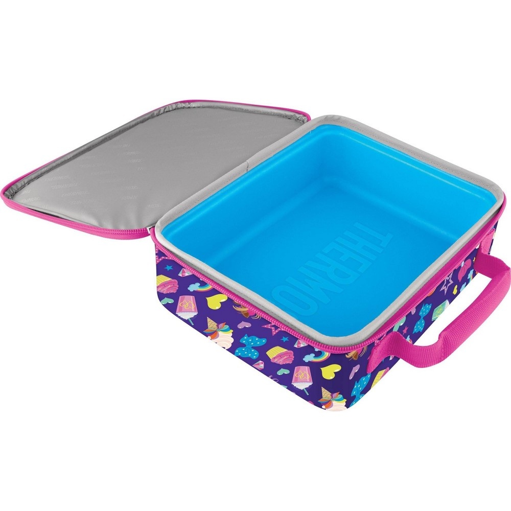 slide 2 of 3, Nickelodeon Thermos JoJo Siwa Soft Kids' Lunch Tote with LDPE Liner - Pink, 1 ct