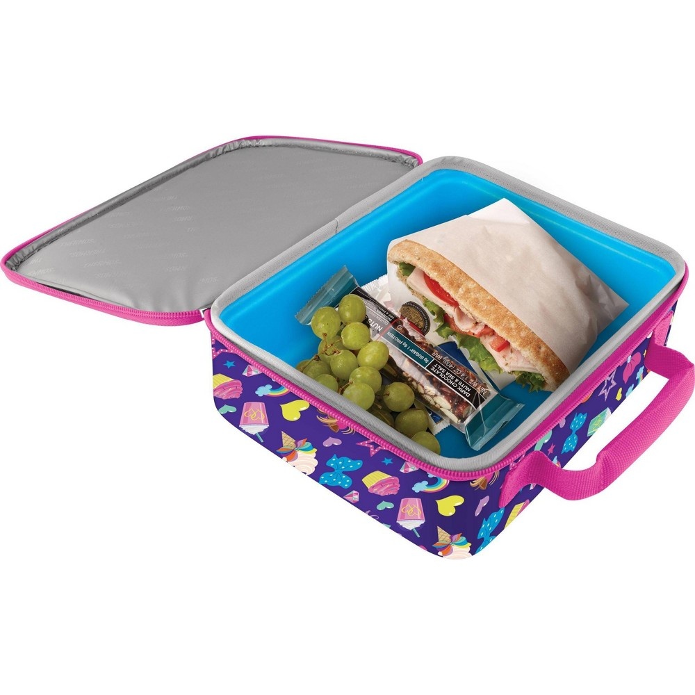 slide 3 of 3, Nickelodeon Thermos JoJo Siwa Soft Kids' Lunch Tote with LDPE Liner - Pink, 1 ct