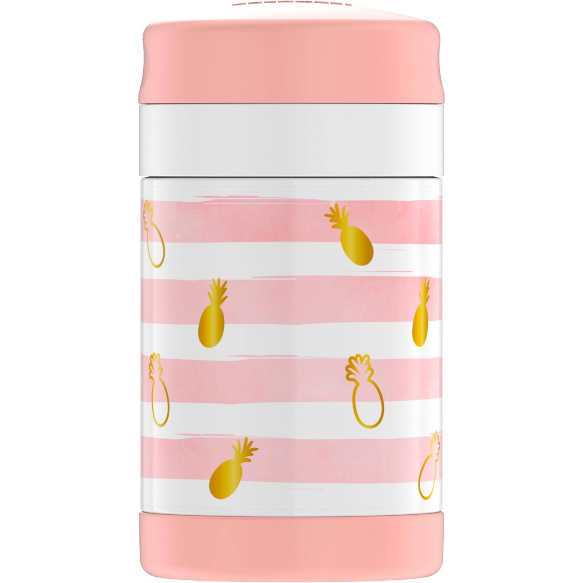 slide 1 of 9, Thermos FUNtainer Food Jar - Pineapple Stripes, 16 oz