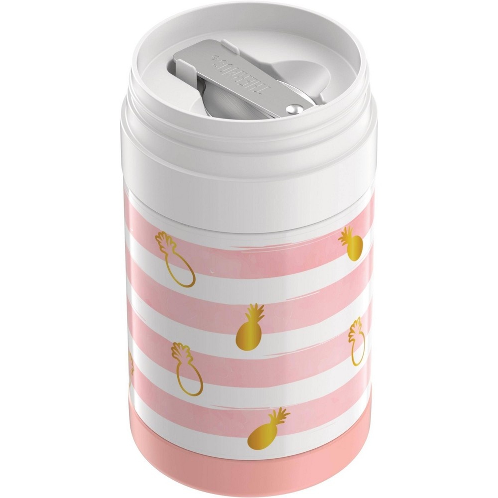 slide 9 of 9, Thermos FUNtainer Food Jar - Pineapple Stripes, 16 oz