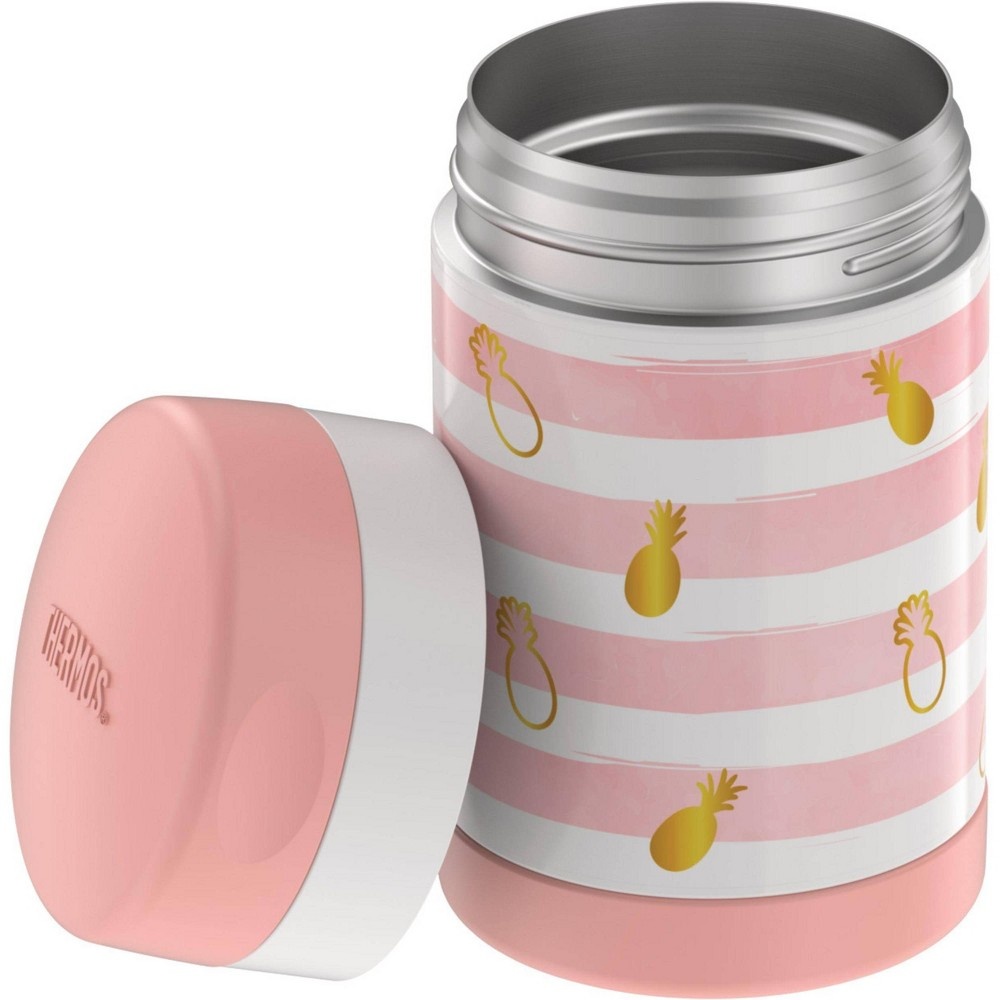 slide 2 of 9, Thermos FUNtainer Food Jar - Pineapple Stripes, 16 oz