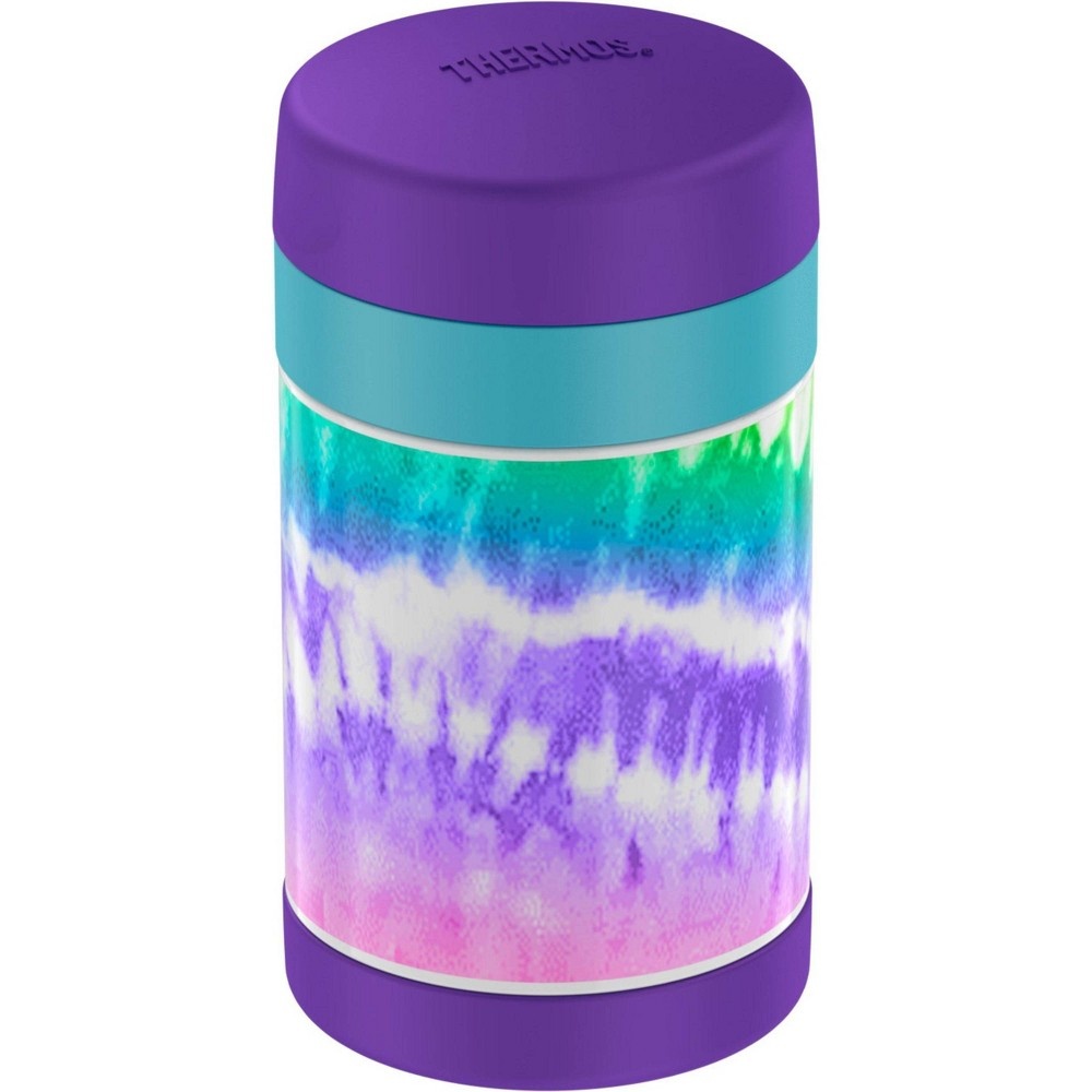 slide 2 of 9, Thermos FUNtainer Food Jar - Purple Tie-Dye, 16 oz