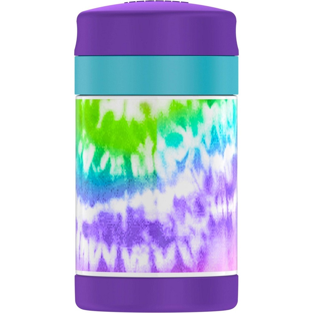 slide 3 of 9, Thermos FUNtainer Food Jar - Purple Tie-Dye, 16 oz