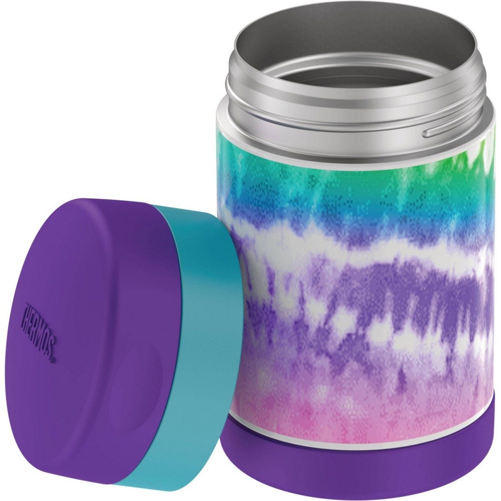 slide 5 of 9, Thermos FUNtainer Food Jar - Purple Tie-Dye, 16 oz