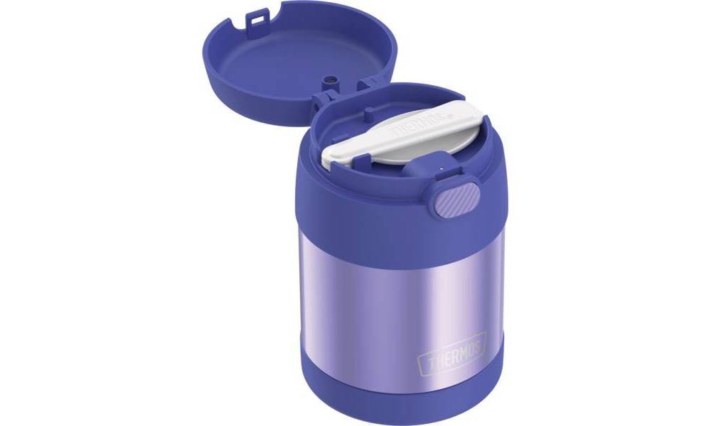 slide 5 of 11, Thermos FUNtainer Food Jar with Spoon - Purple, 10 oz