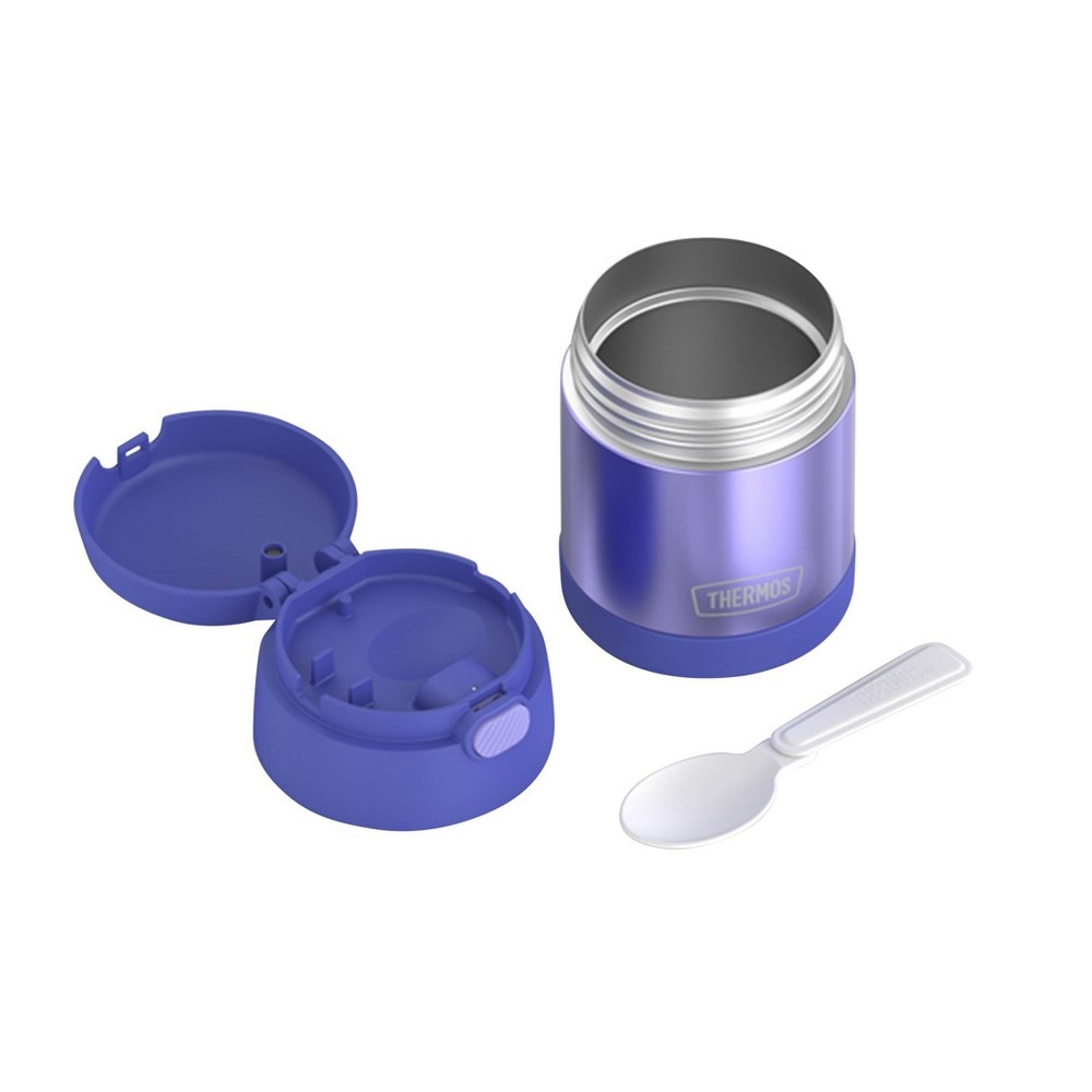 slide 7 of 11, Thermos FUNtainer Food Jar with Spoon - Purple, 10 oz