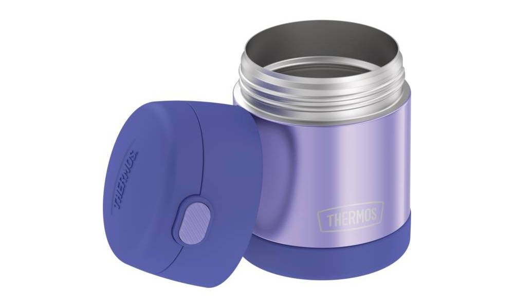 slide 8 of 11, Thermos FUNtainer Food Jar with Spoon - Purple, 10 oz