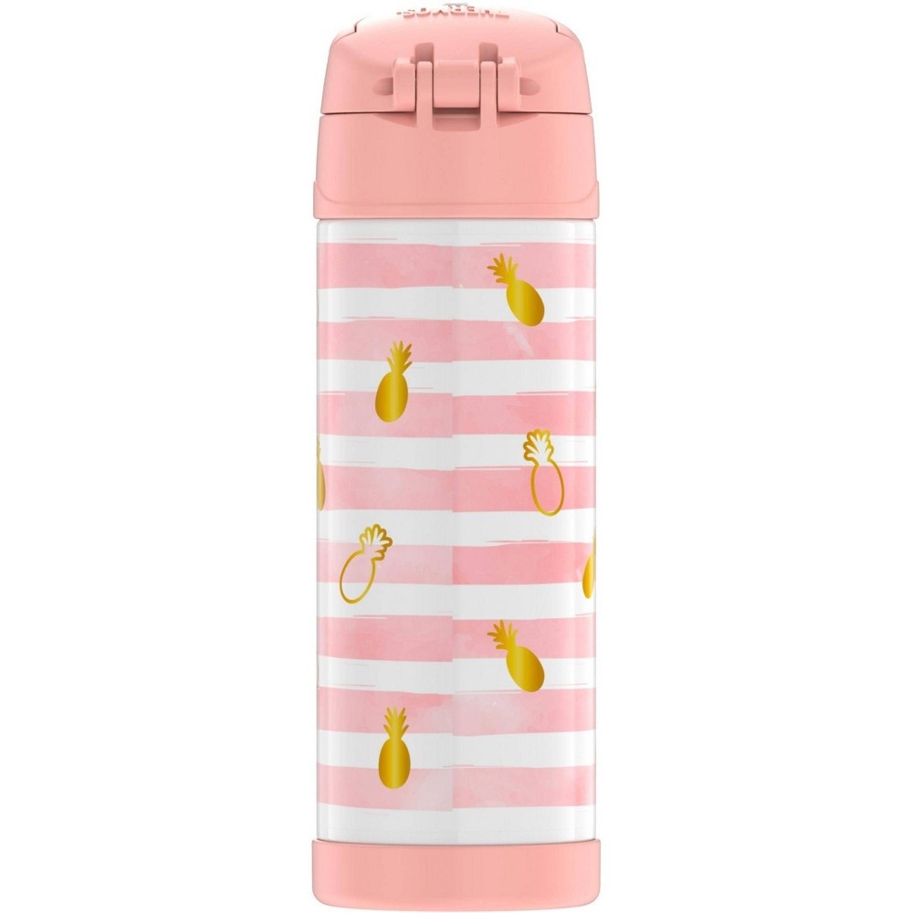 slide 2 of 6, Thermos FUNtainer Water Bottle - Pineapple Stripes, 16 oz