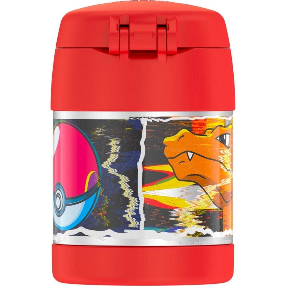 slide 3 of 11, Thermos Pokémon FUNtainer Food Jar with Spoon - Red, 10 oz