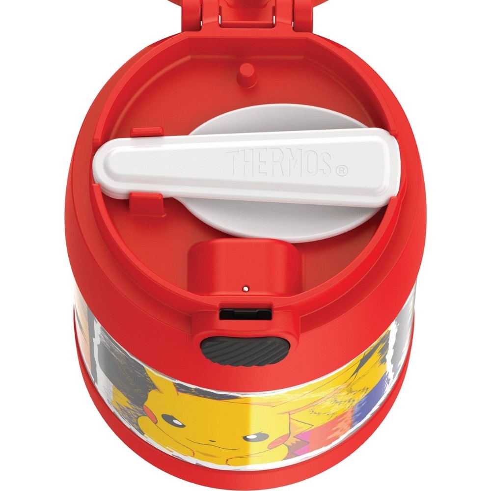 slide 6 of 11, Thermos Pokémon FUNtainer Food Jar with Spoon - Red, 10 oz