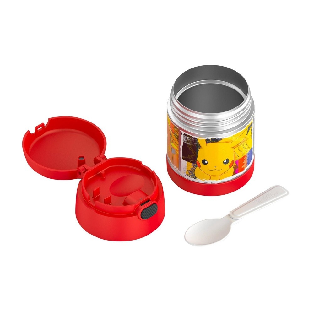 slide 9 of 11, Thermos Pokémon FUNtainer Food Jar with Spoon - Red, 10 oz