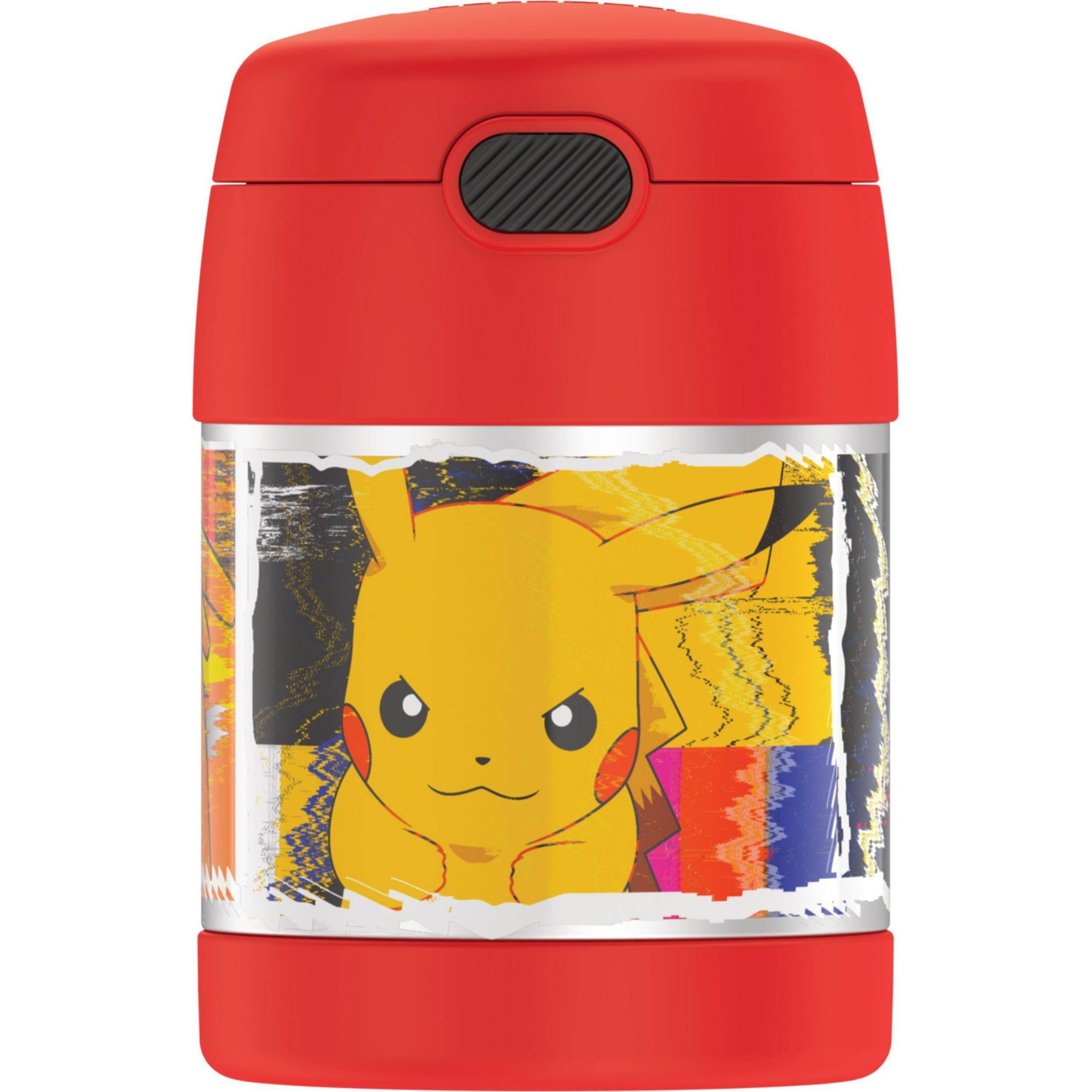 slide 1 of 11, Thermos Pokémon FUNtainer Food Jar with Spoon - Red, 10 oz