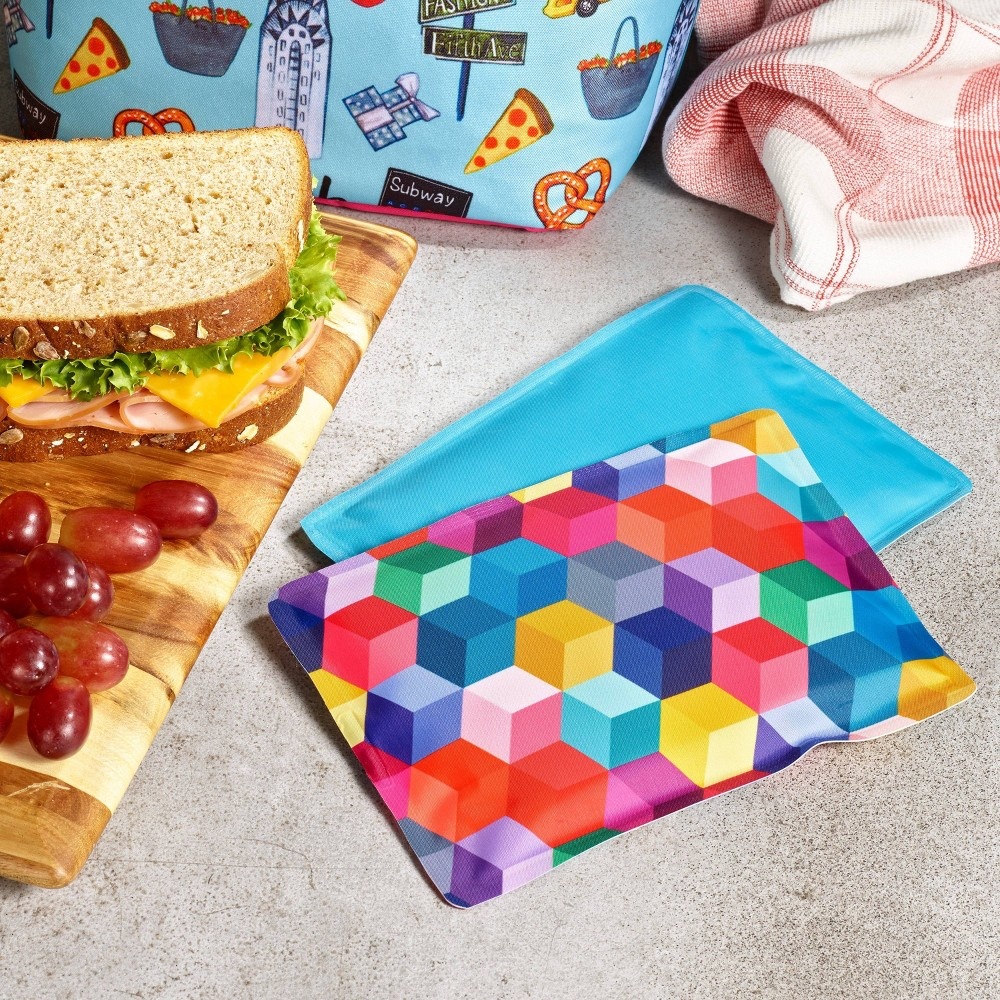 slide 3 of 3, Fit & Fresh Fit & Fresh Soft Ice Cool Coolers, 2 ct