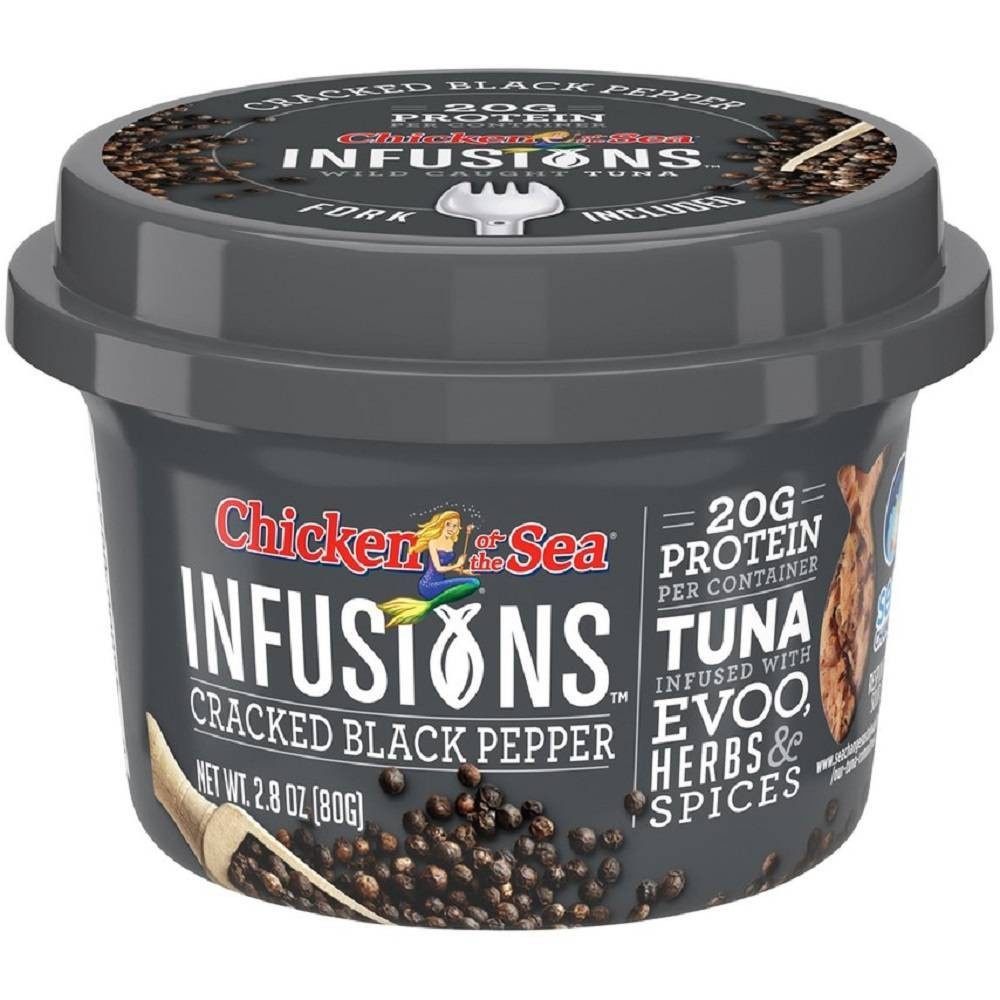 slide 1 of 5, Chicken of the Sea Infusions Cracked Black Pepper Tuna, 2.8 oz