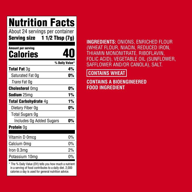 slide 4 of 4, French Fried Onions - 6oz - Good & Gather™, 6 oz