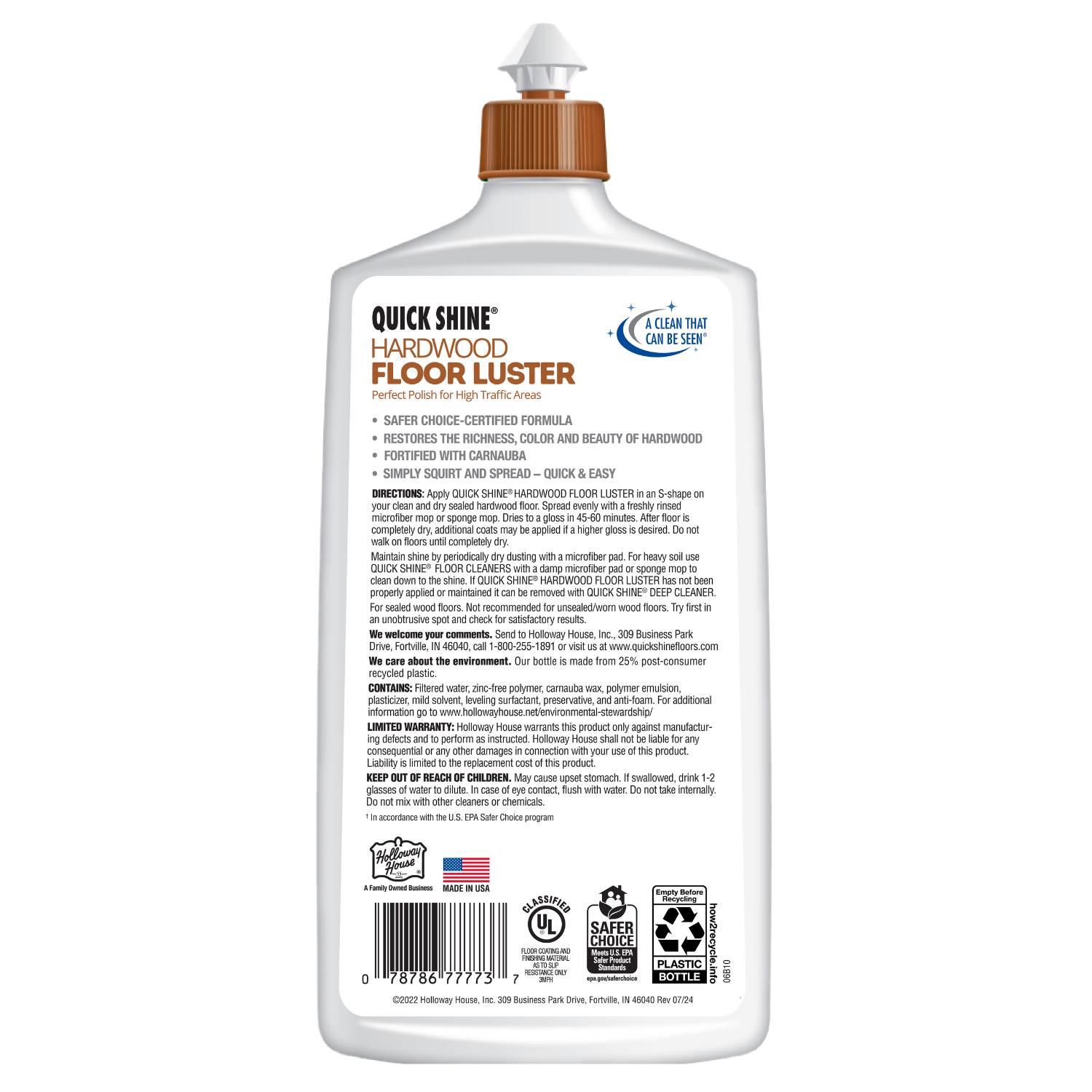 slide 2 of 4, Quick Shine Hardwood Floor Luster 27 fl oz, 27 fl oz