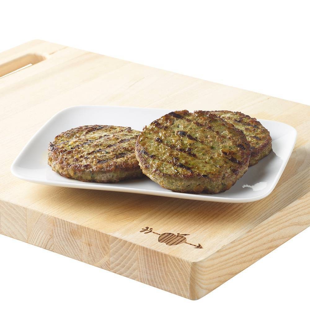 slide 4 of 6, Applegate Farms Applegate Well Carved Organic Beef & Vegetable Burgers - Frozen, 15 oz