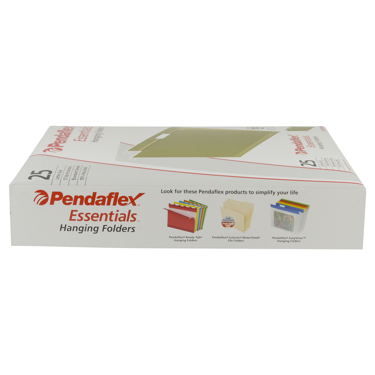 slide 4 of 5, Pendaflex Essentials Green Hanging Folders, 25 ct