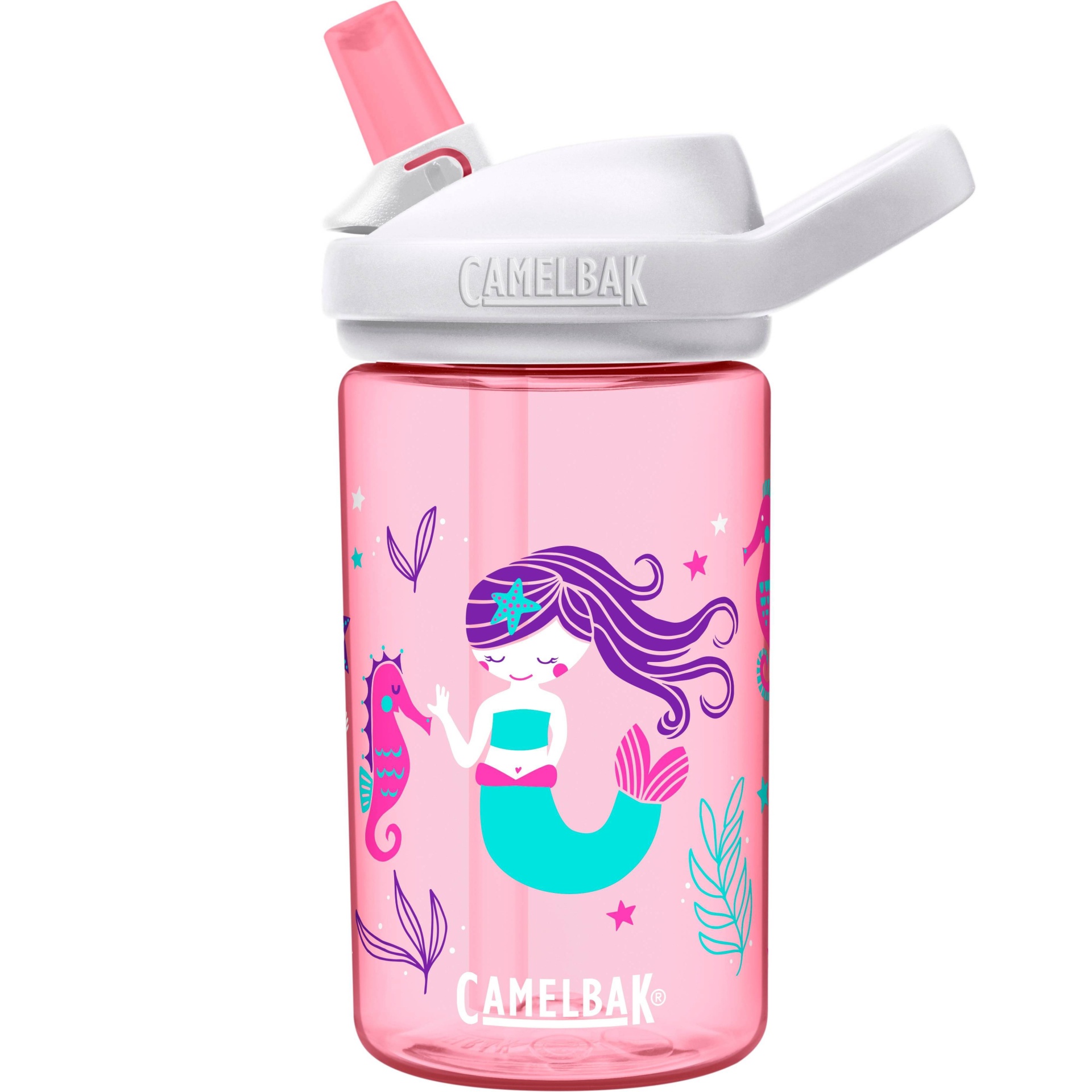 slide 1 of 4, CamelBak Eddy+ Kids' Water Bottle - Mermaid, 14 oz