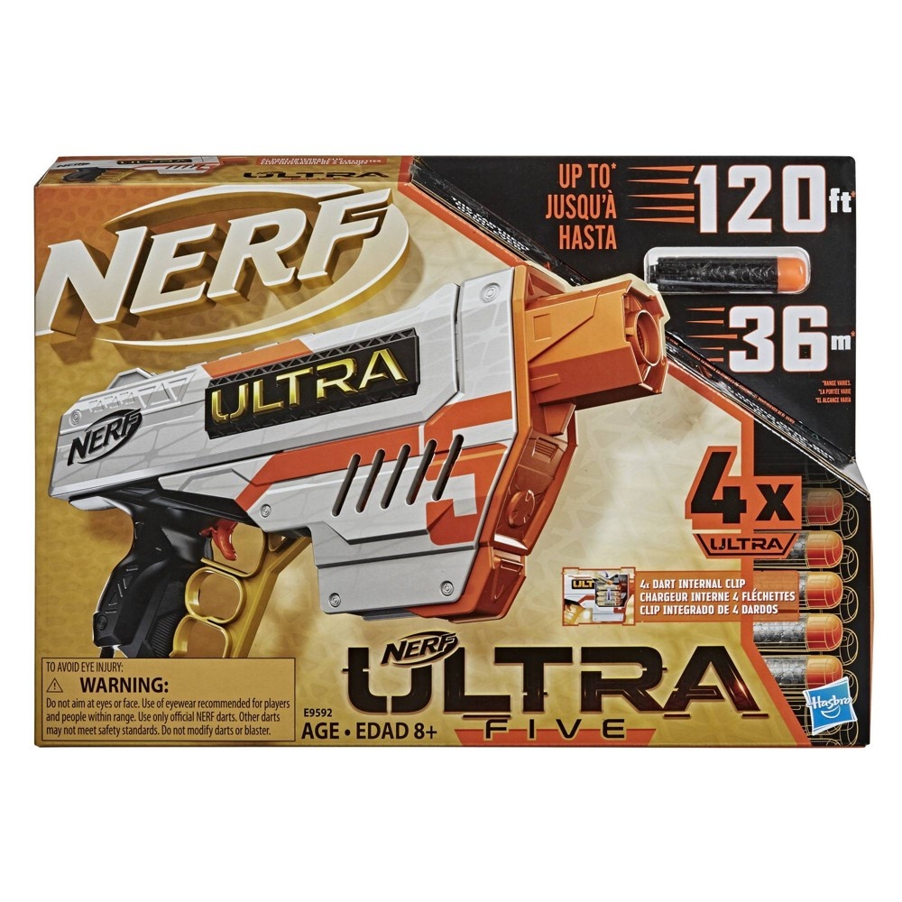 slide 6 of 8, NERF Ultra Five Blaster, 1 ct