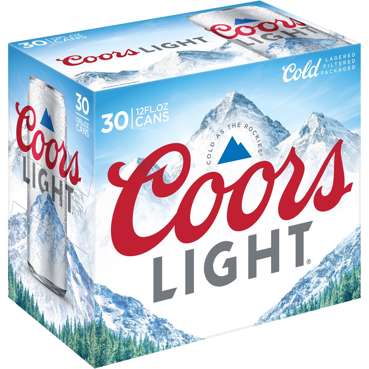 slide 1 of 1, Coors Lager Beer, 30 ct; 12 oz