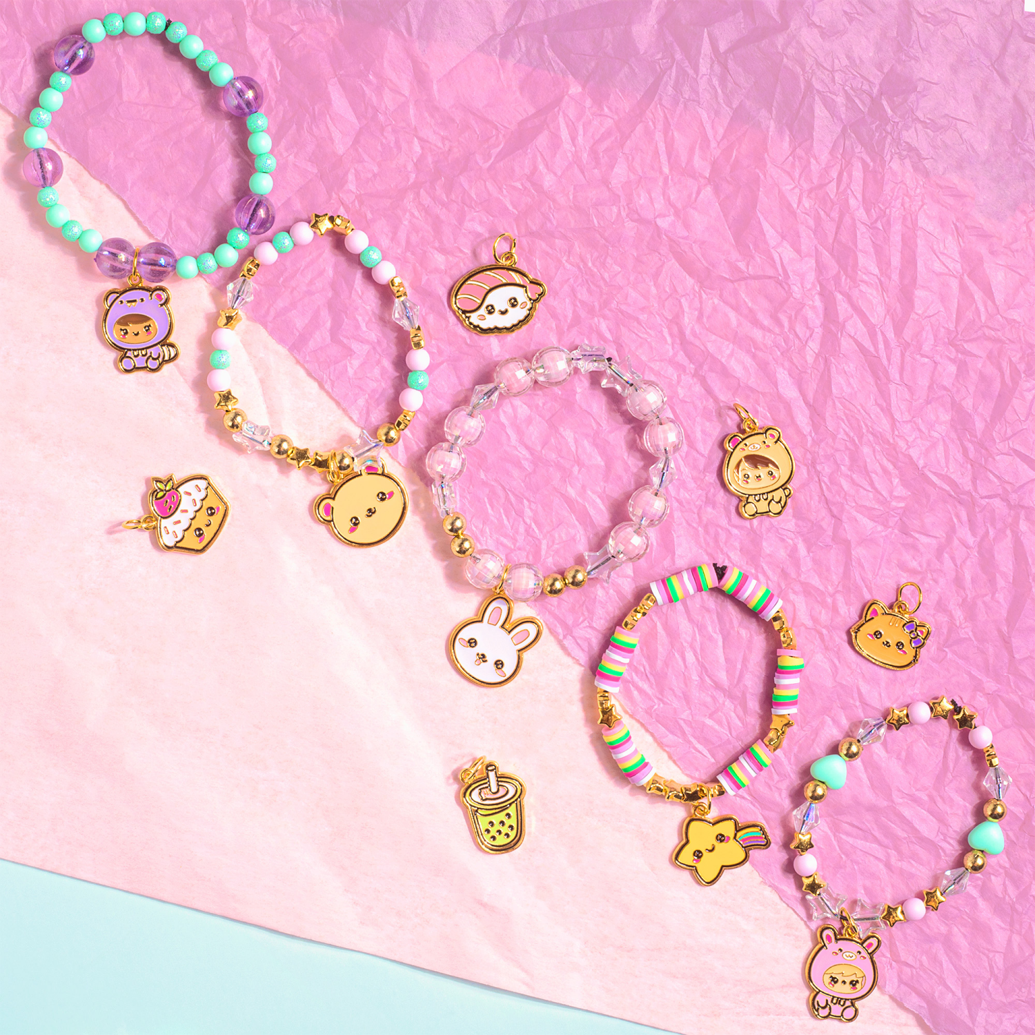 slide 3 of 6, Kawaii Cuties Charm Jewelry Set By Fashion Angels, 1 ct