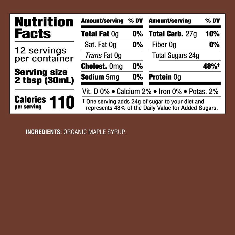 slide 4 of 4, 100% Pure Organic Maple Syrup - 12 fl oz - Good & Gather™, 12 fl oz