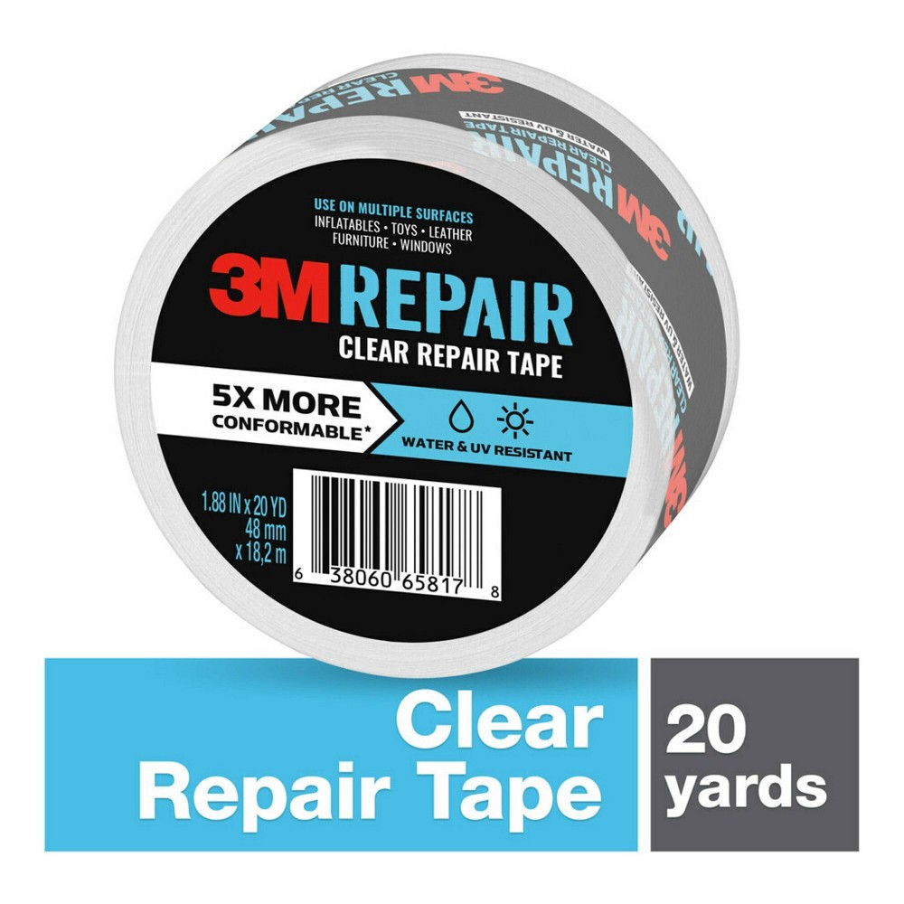 slide 2 of 17, 3M Company 3M Repair Clear Repair Tape 1.88" x 20yd, 1 ct