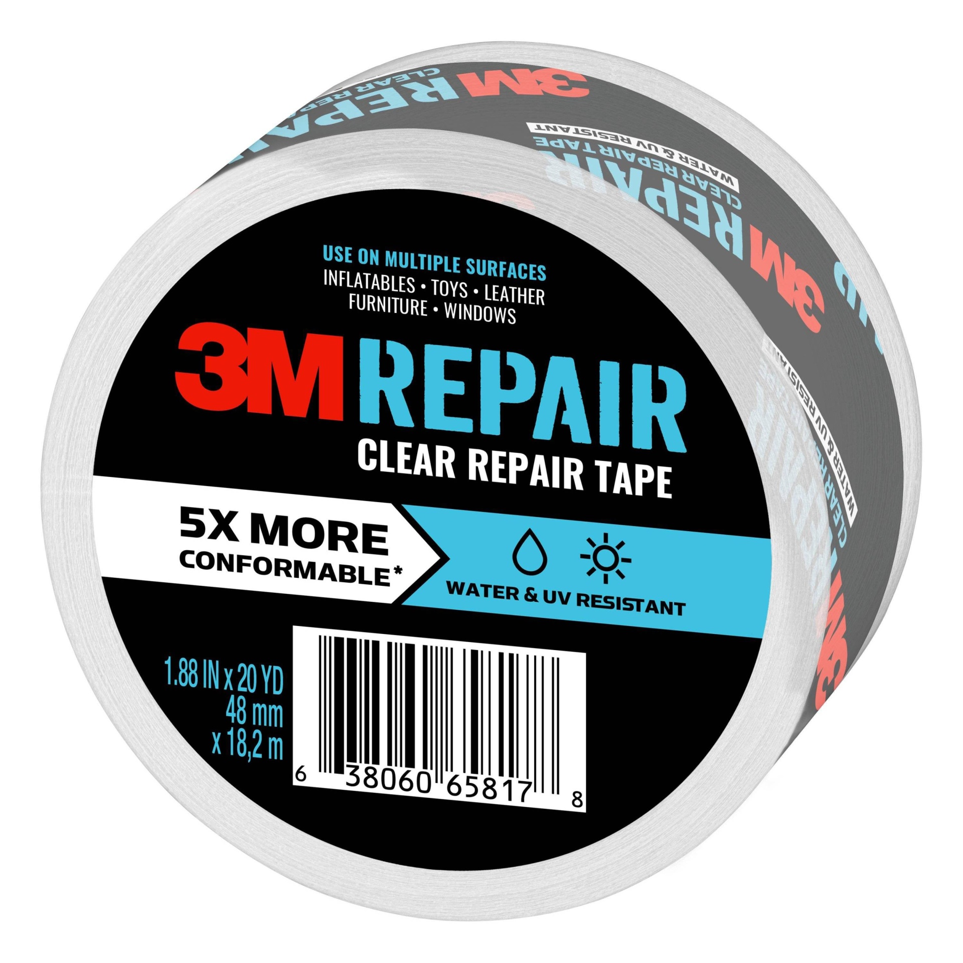 slide 1 of 17, 3M Company 3M Repair Clear Repair Tape 1.88" x 20yd, 1 ct