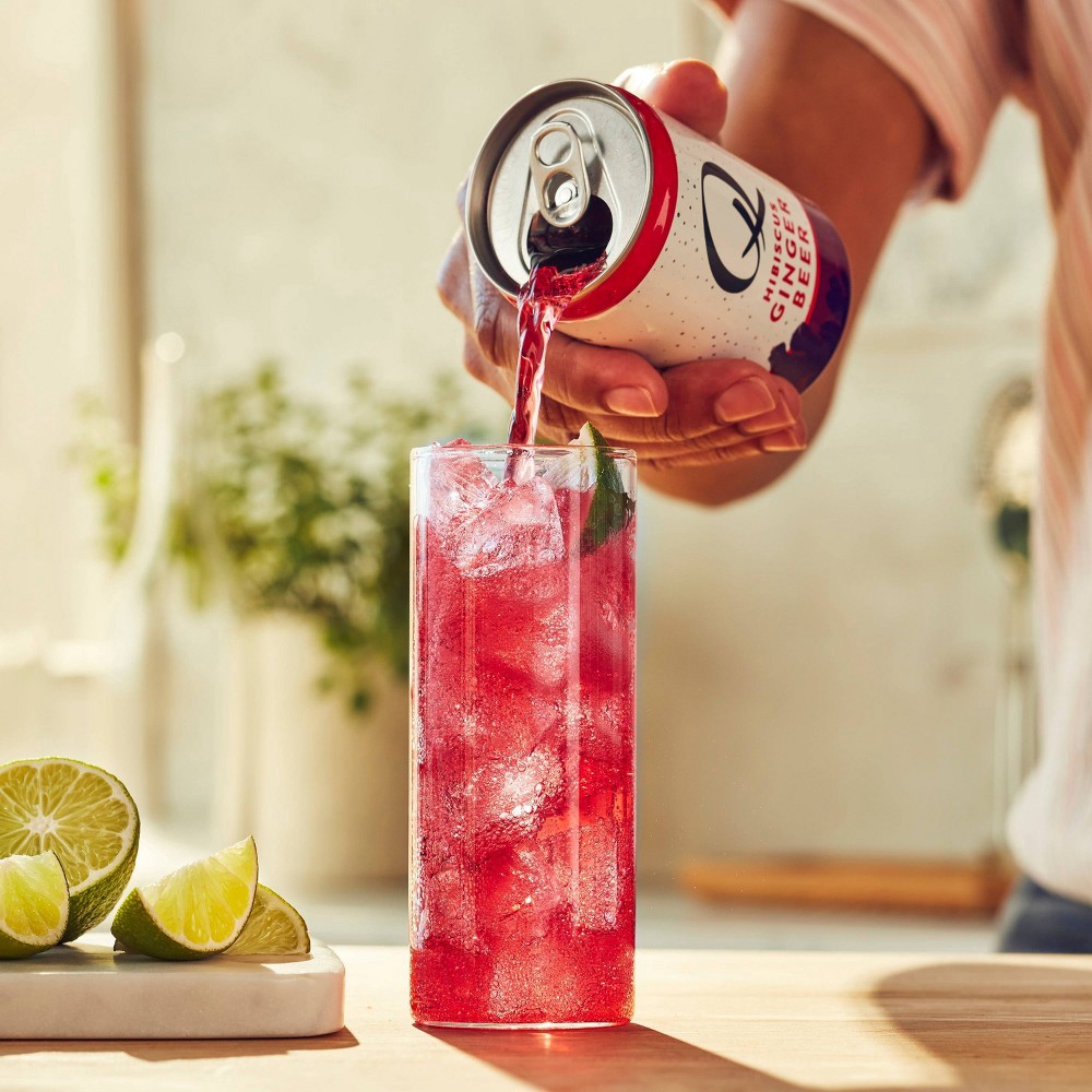 Q Mixers Hibiscus Ginger Beer 4pk/7.5 fl oz Cans 4 ct; 7.5 fl oz Shipt