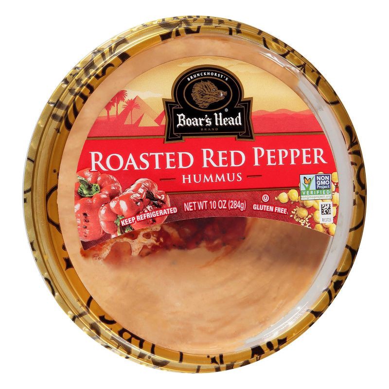 slide 4 of 5, Boar's Head Red Pepper Hummus - 10oz, 10 oz