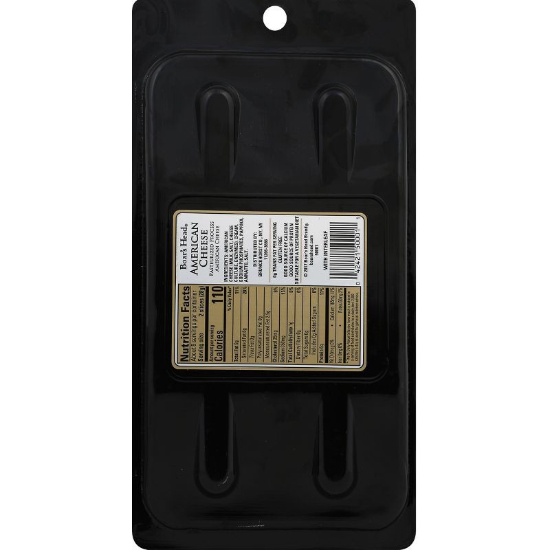 slide 2 of 3, Boar's Head American Yellow Cheese - 8oz, 8 oz