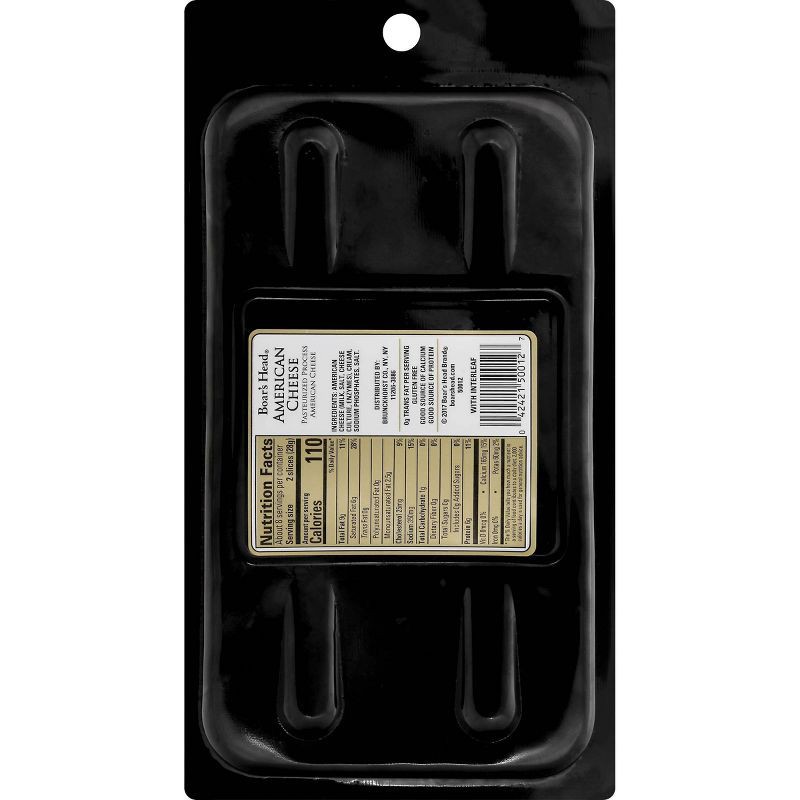 slide 7 of 7, Boar's Head American White Cheese - 8oz, 8 oz