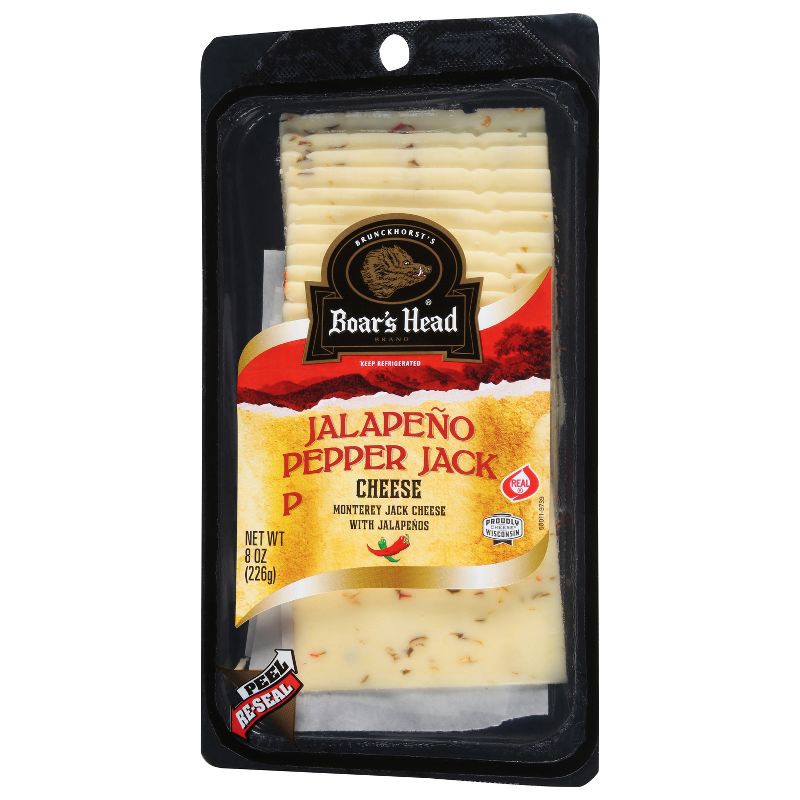 slide 2 of 7, Boar's Head Pepper JackCheese - 8oz, 8 oz