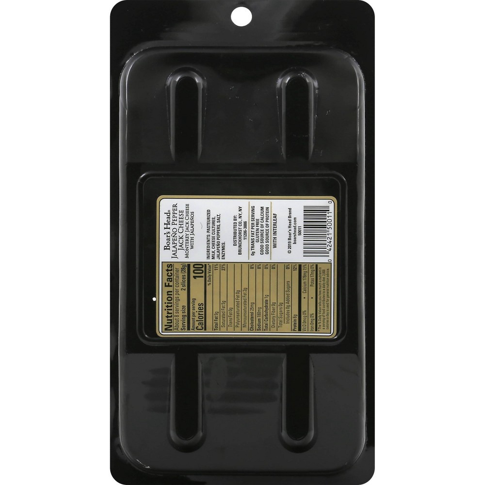 Boar's Head Monterey Jack Cheese with Jalapeno 8 oz Shipt