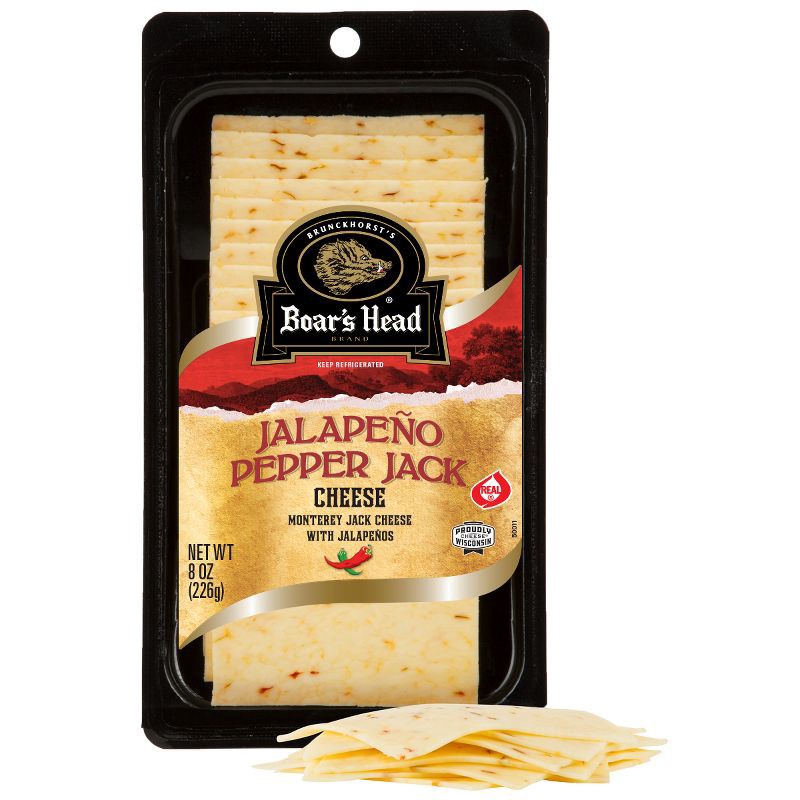 slide 7 of 7, Boar's Head Pepper JackCheese - 8oz, 8 oz