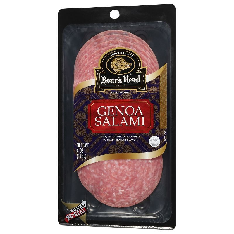 slide 2 of 8, Boar's Head Genoa Salami - 4oz, 4 oz