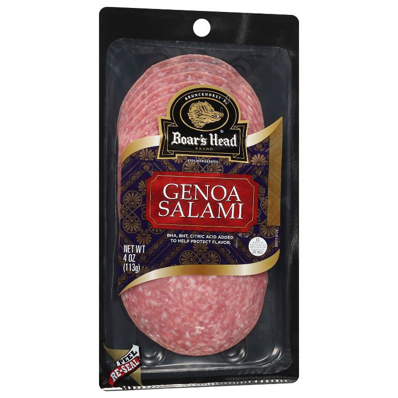 slide 3 of 8, Boar's Head Genoa Salami - 4oz, 4 oz