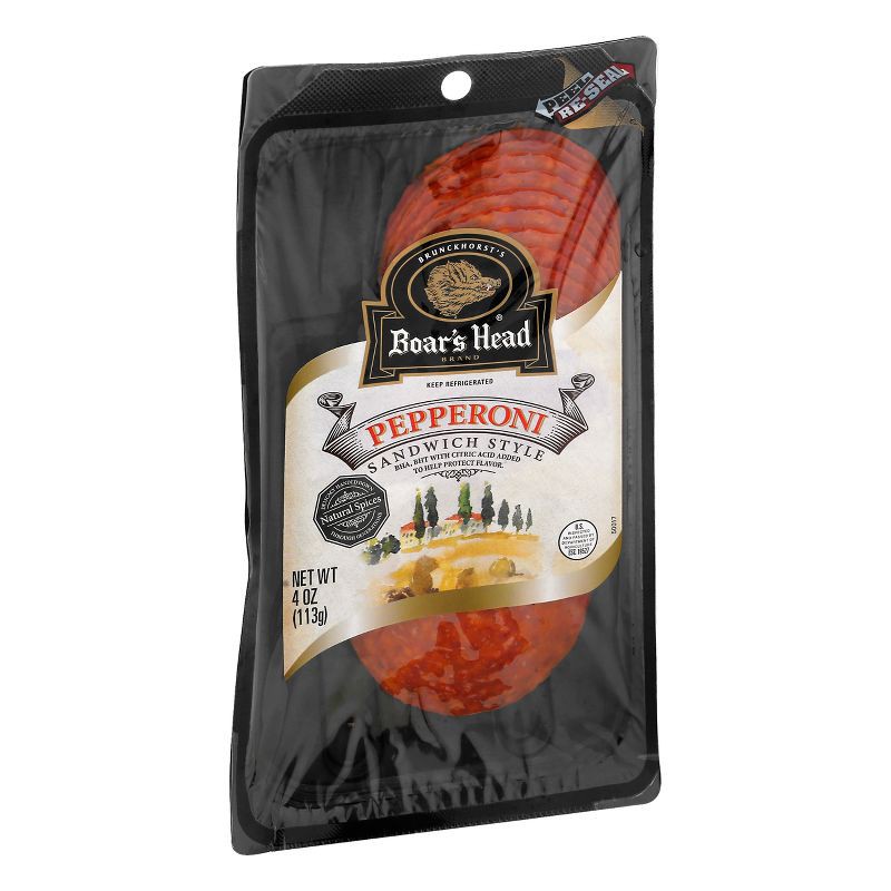 slide 2 of 8, Boar's Head Pepperoni - 4oz, 4 oz