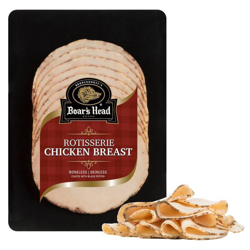 slide 5 of 7, Boar's Head Sliced Rotisserie Chicken - 8oz, 8 oz