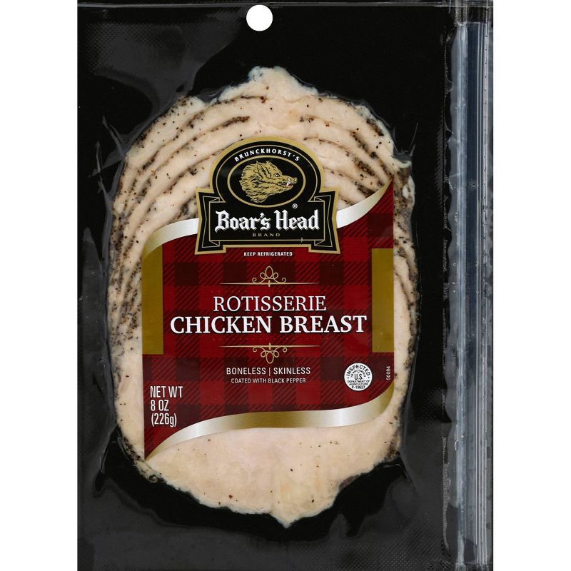 slide 1 of 7, Boar's Head Sliced Rotisserie Chicken - 8oz, 8 oz