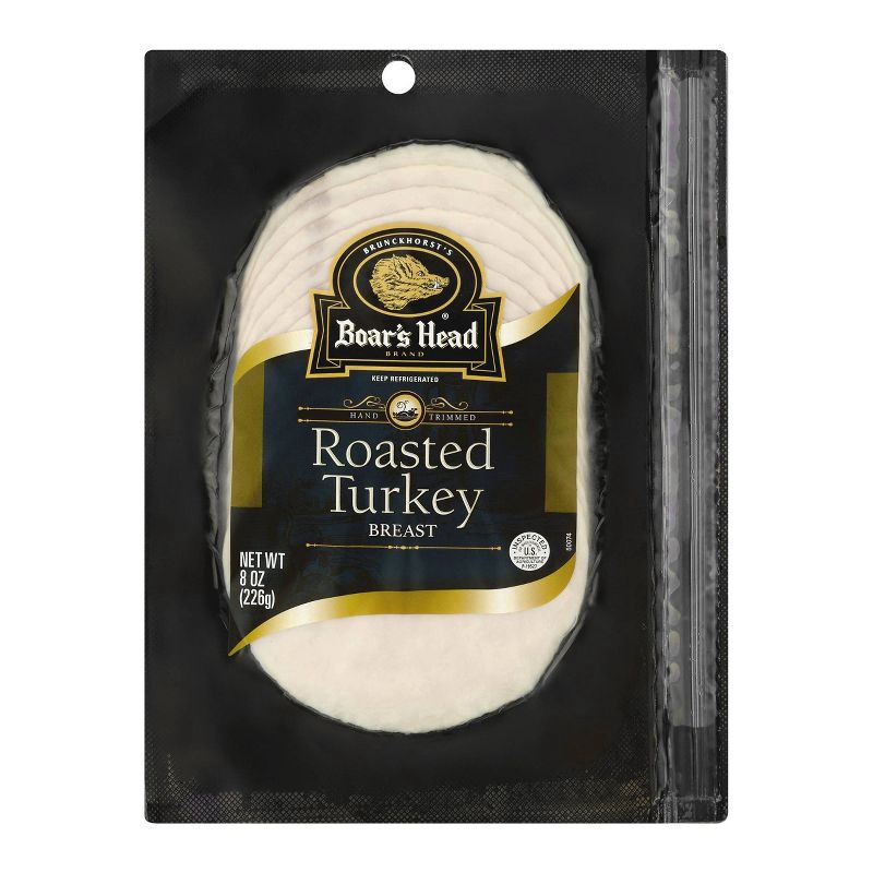 slide 1 of 3, Boar's Head Sliced Roasted Turkey Breast - 8oz, 8 oz