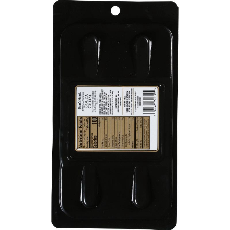 slide 4 of 5, Boar's Head Smoked Gouda Cheese - 8oz, 8 oz