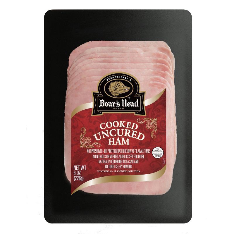slide 1 of 4, Boar's Head Sliced Cooked Ham - 8oz, 8 oz
